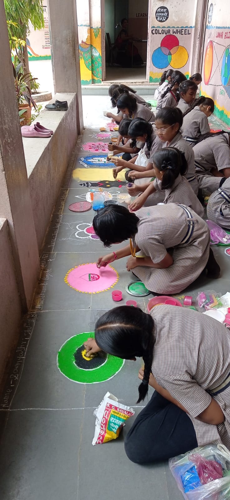 Rangoli competition